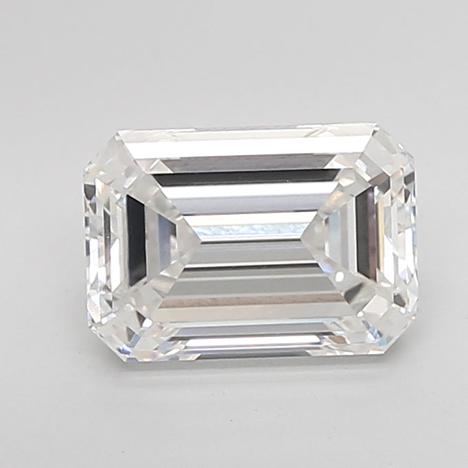 3.07ct F-VVS2 IGI Certified Emerald Cut