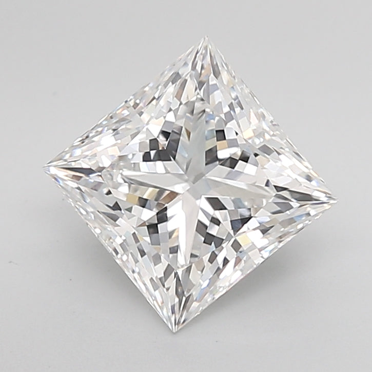 3.04ct E-VVS2 IGI Certified Princess Cut