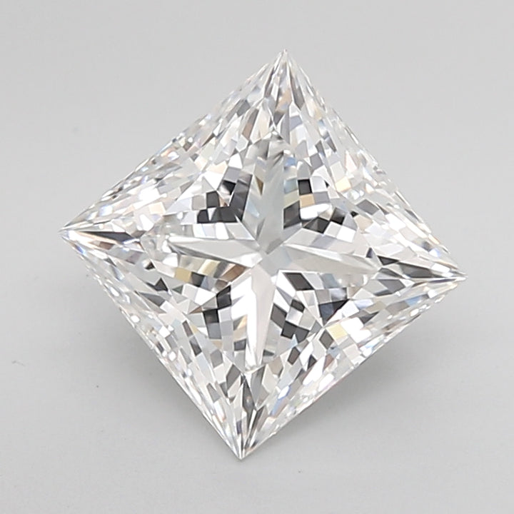 3.04ct E-VVS2 IGI Certified Princess Cut