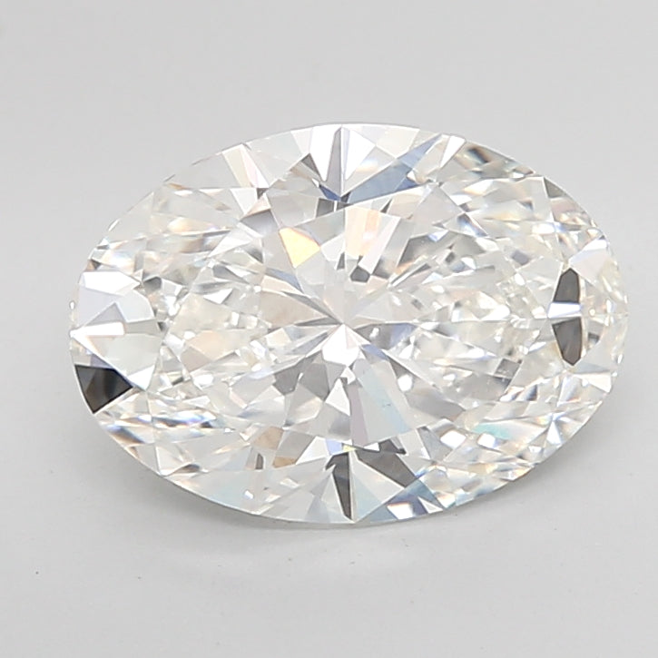4.02ct F-VVS2 IGI Certified Oval Shape