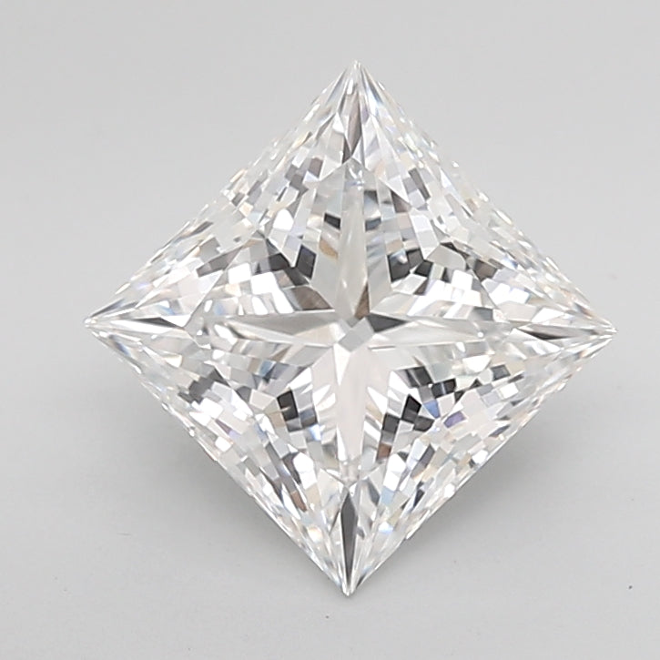 3.04ct E-VVS2 IGI Certified Princess Cut