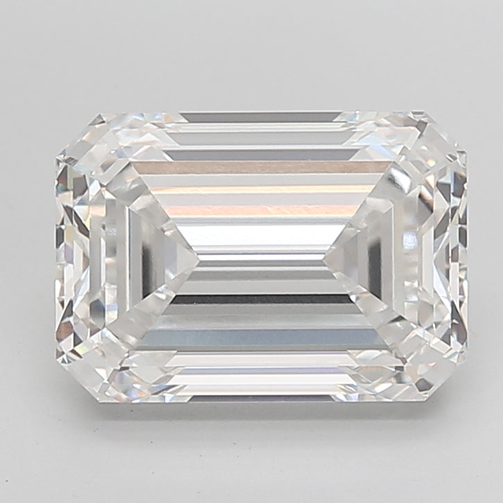 7.08ct F-VVS2 IGI Certified Emerald Cut